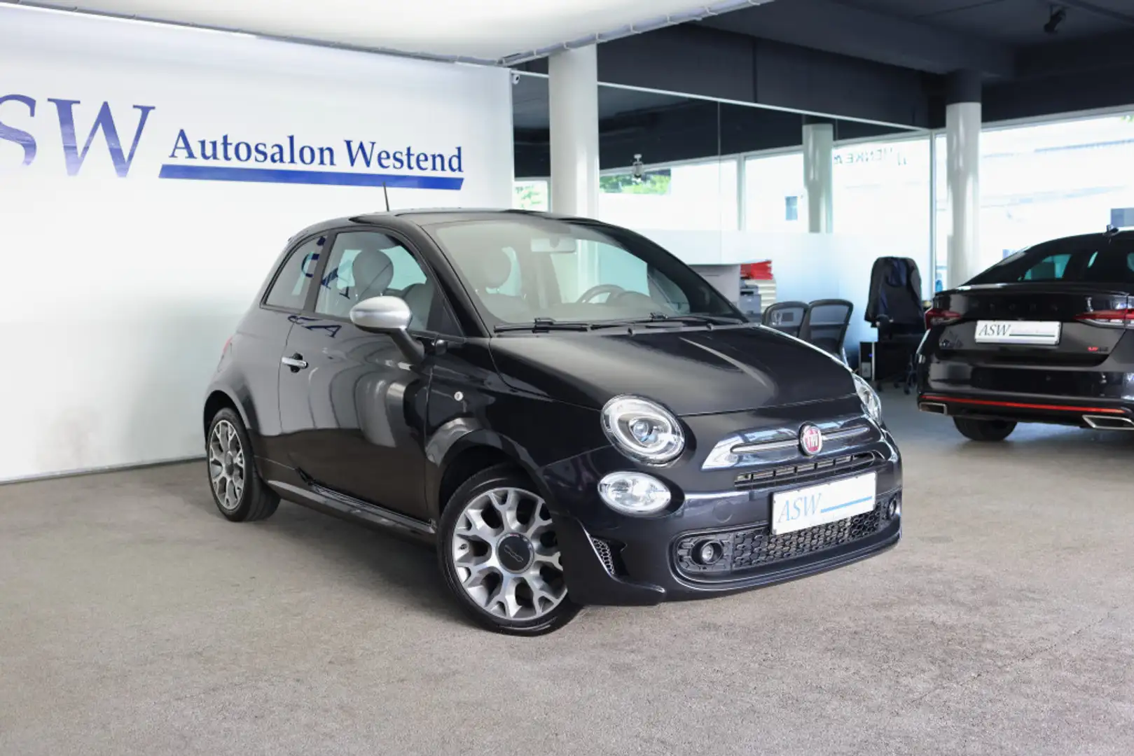 Fiat 500 ROCKSTAR PANORAMAGLASDACH   NAVI   UCONNECT Schwarz - 1