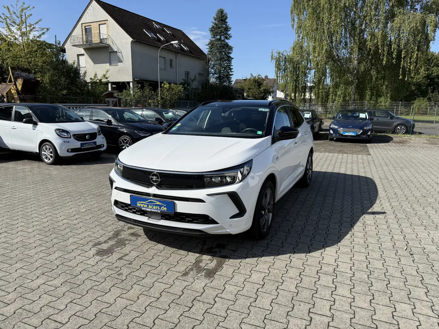 Opel Grandland Elegance 1,5 Navi LED Kamera Temp PDC AHK Alu E6 Blanco - 1