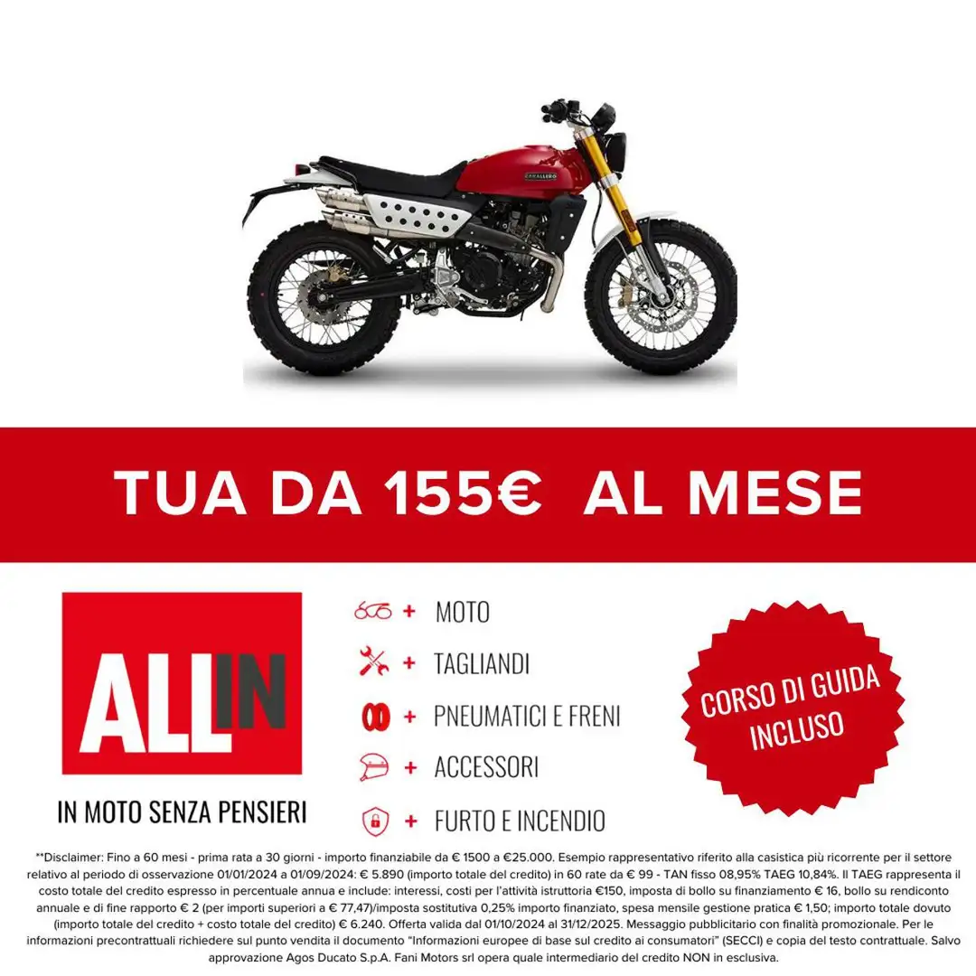 Fantic Caballero 500 Scrambler Rosso - 2