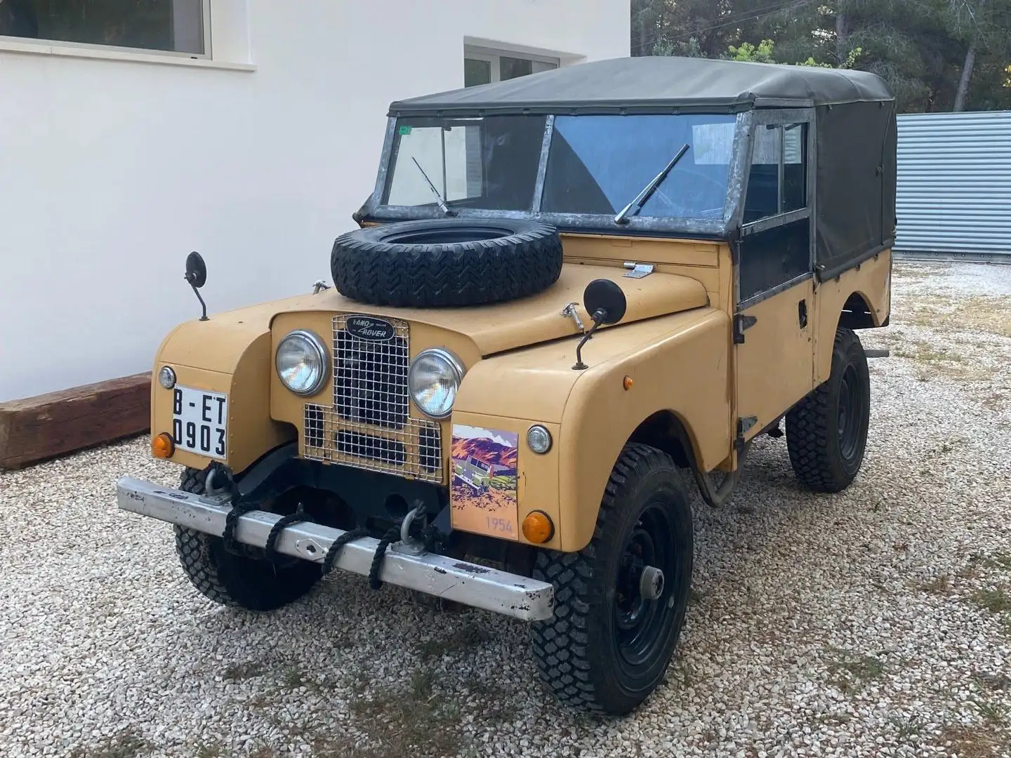 Land Rover Series Land Rover 86 serie I Naranja - 1