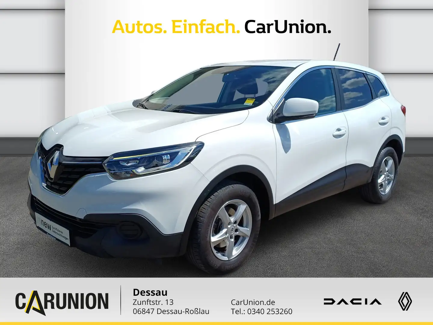 Renault Kadjar Life ENERGY TCe 130 KLIMA/TEMPOMAT/WKR Wit - 1