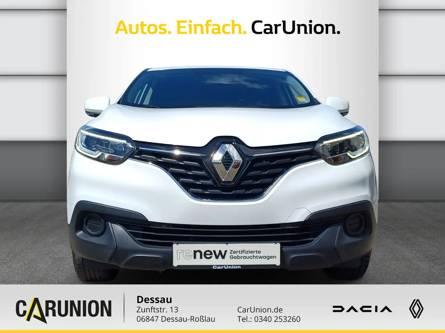 Renault Kadjar Life ENERGY TCe 130 KLIMA/TEMPOMAT/WKR Weiß - 2