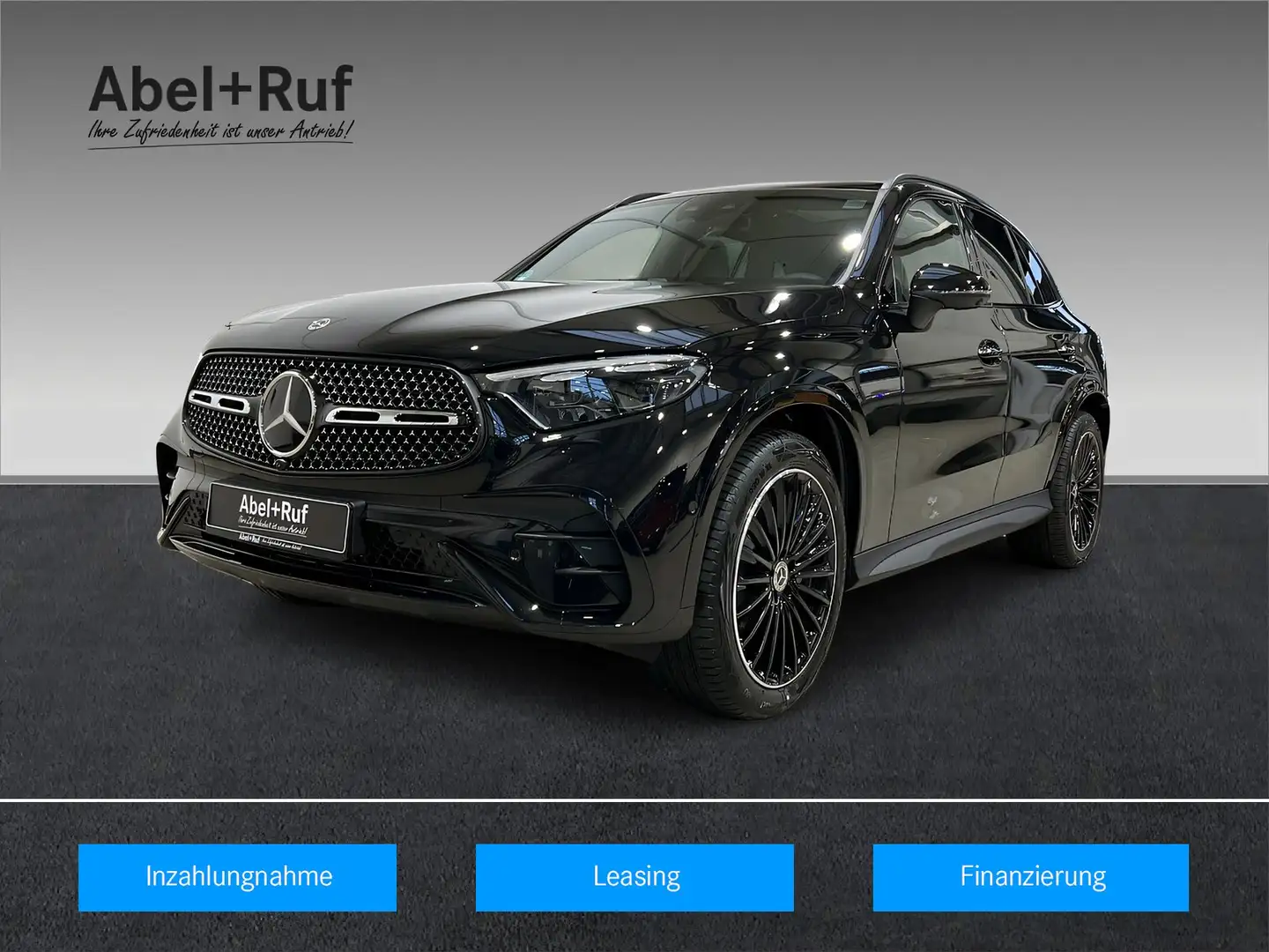 Mercedes-Benz GLC 450 d 4M AMG+LEDER+Burm+Ambi+Pano+AHK+360° Schwarz - 1