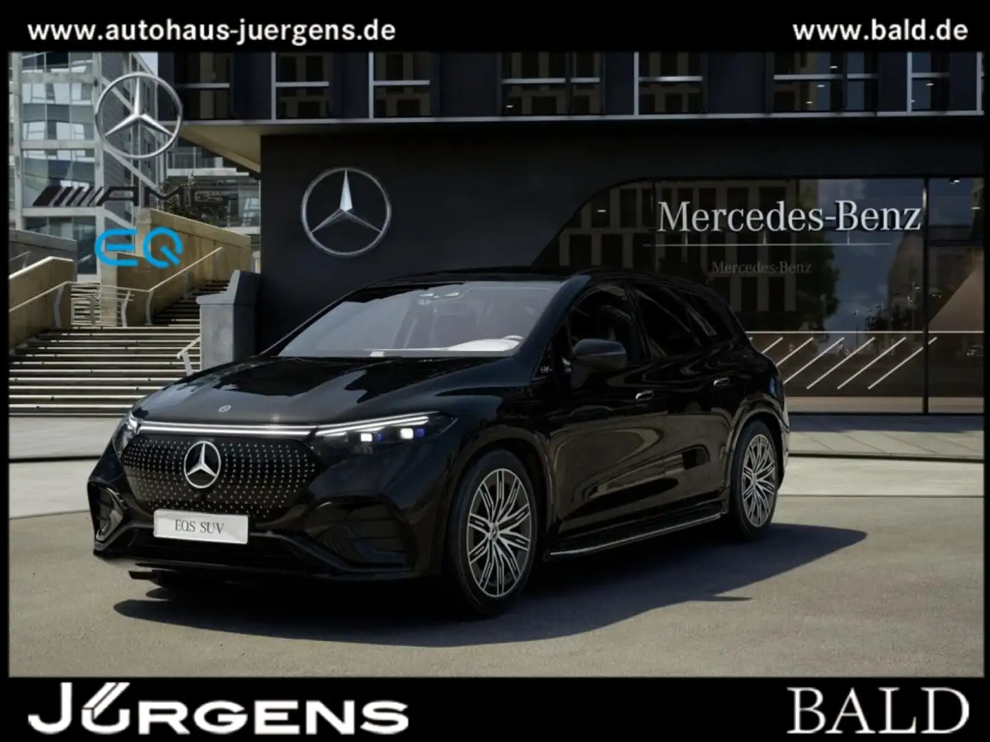 Mercedes-Benz EQS SUV EQS 580 4M SUV AMG-Sport/Hyper/Pano/Burm/Night Schwarz - 1