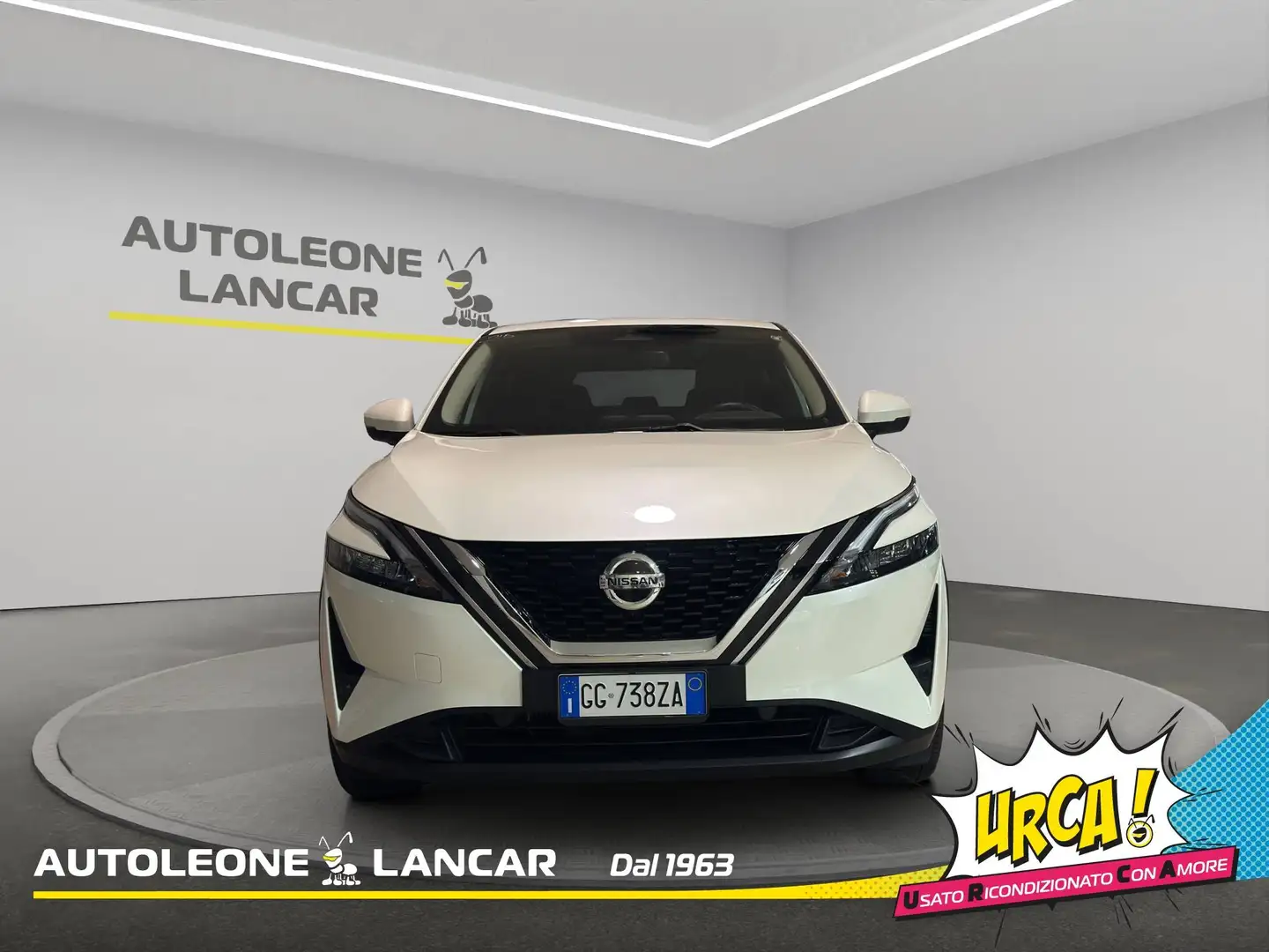 Nissan Qashqai 1.3 Hybrid N-Connecta 2wd 158cv Xtronic AUTOMATICA Bianco - 2
