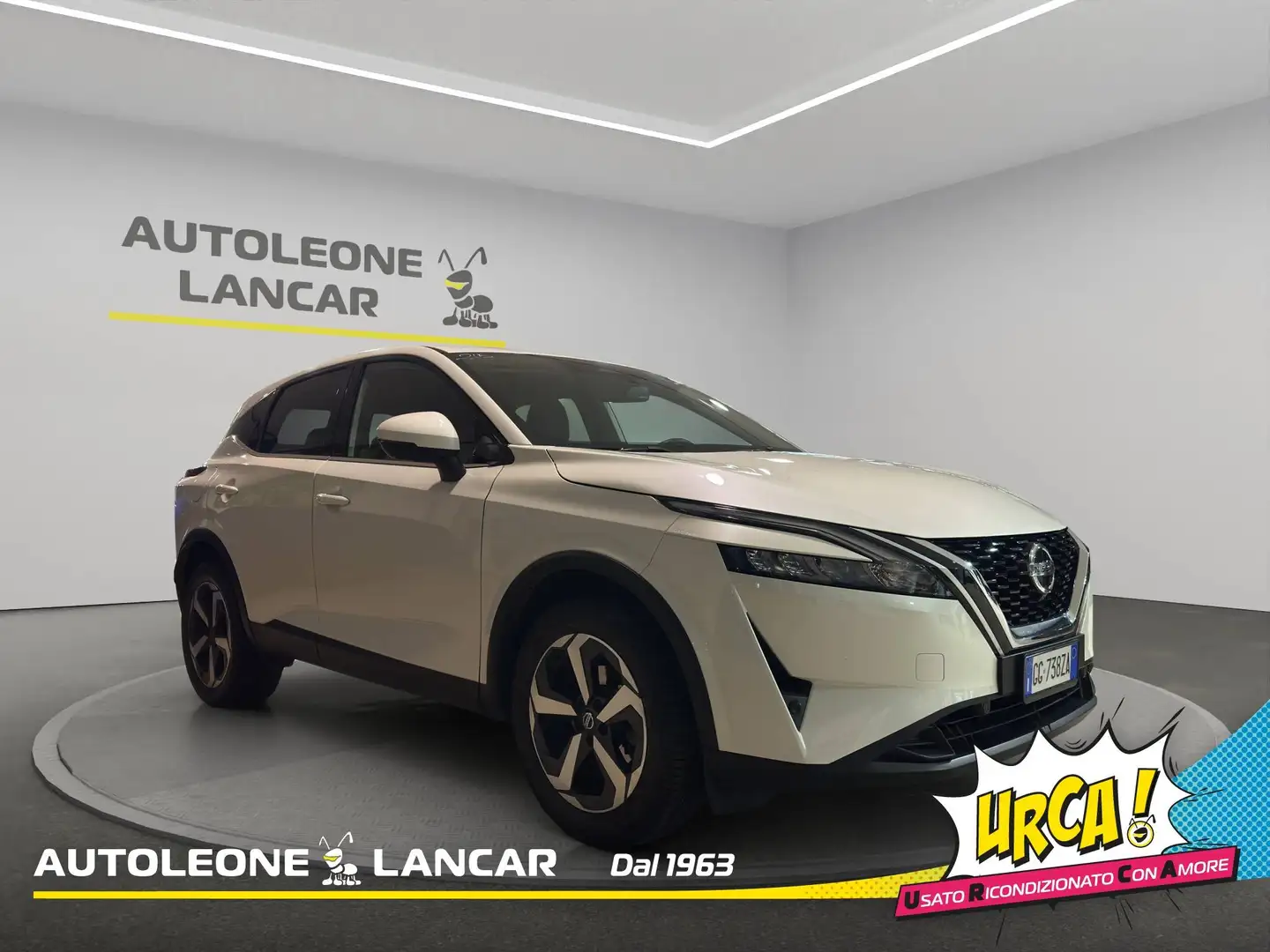 Nissan Qashqai 1.3 Hybrid N-Connecta 2wd 158cv Xtronic AUTOMATICA Bianco - 1