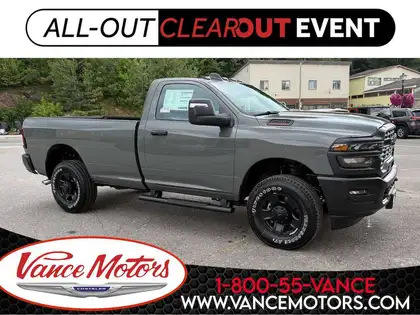 Gray 2026 RAM 2500 Pickup Truck Four-Wheel Drive 8-Speed Automatic