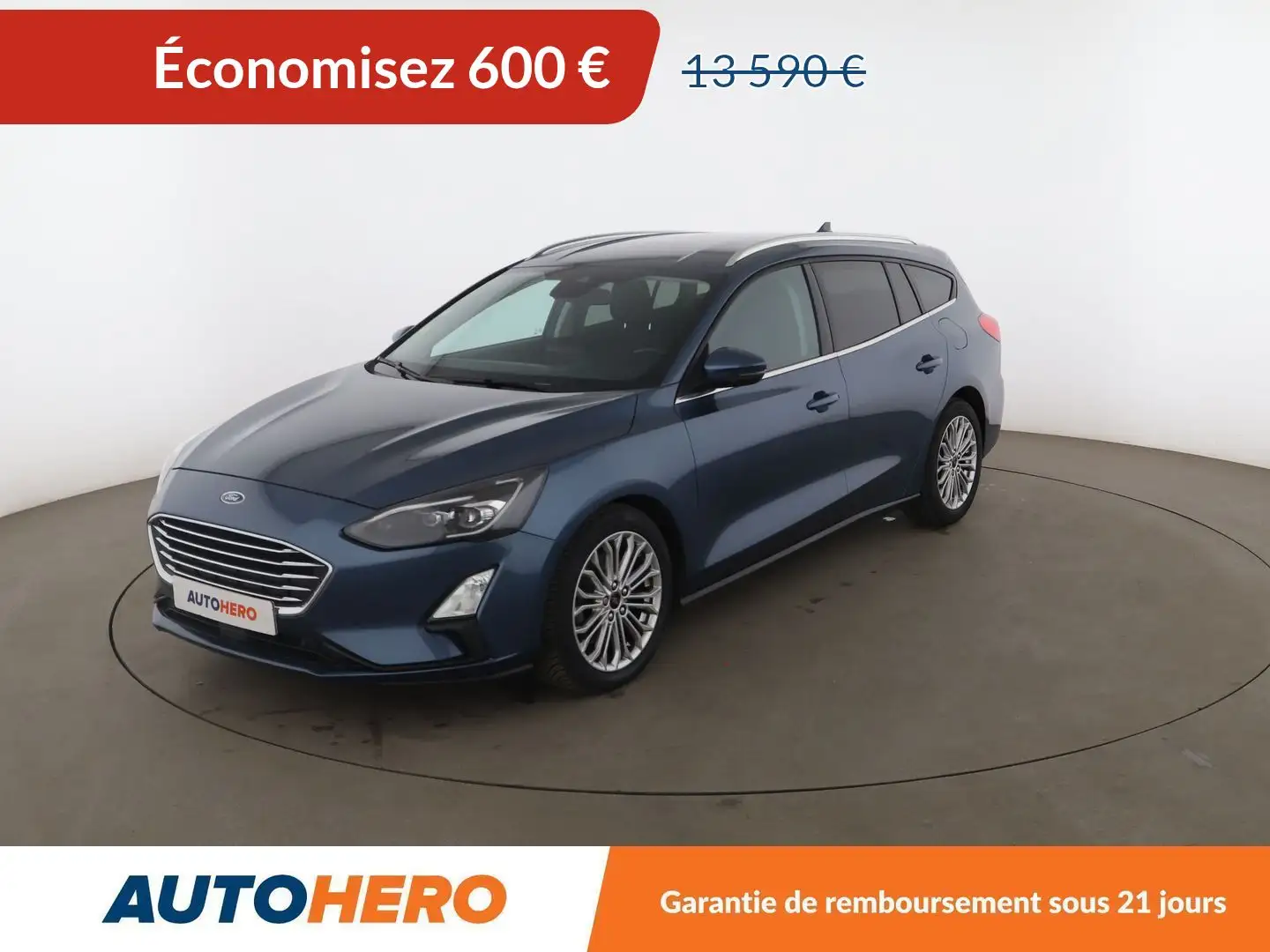 Ford SW 1.5 EcoBlue Titanium PowerShift Azul - 1