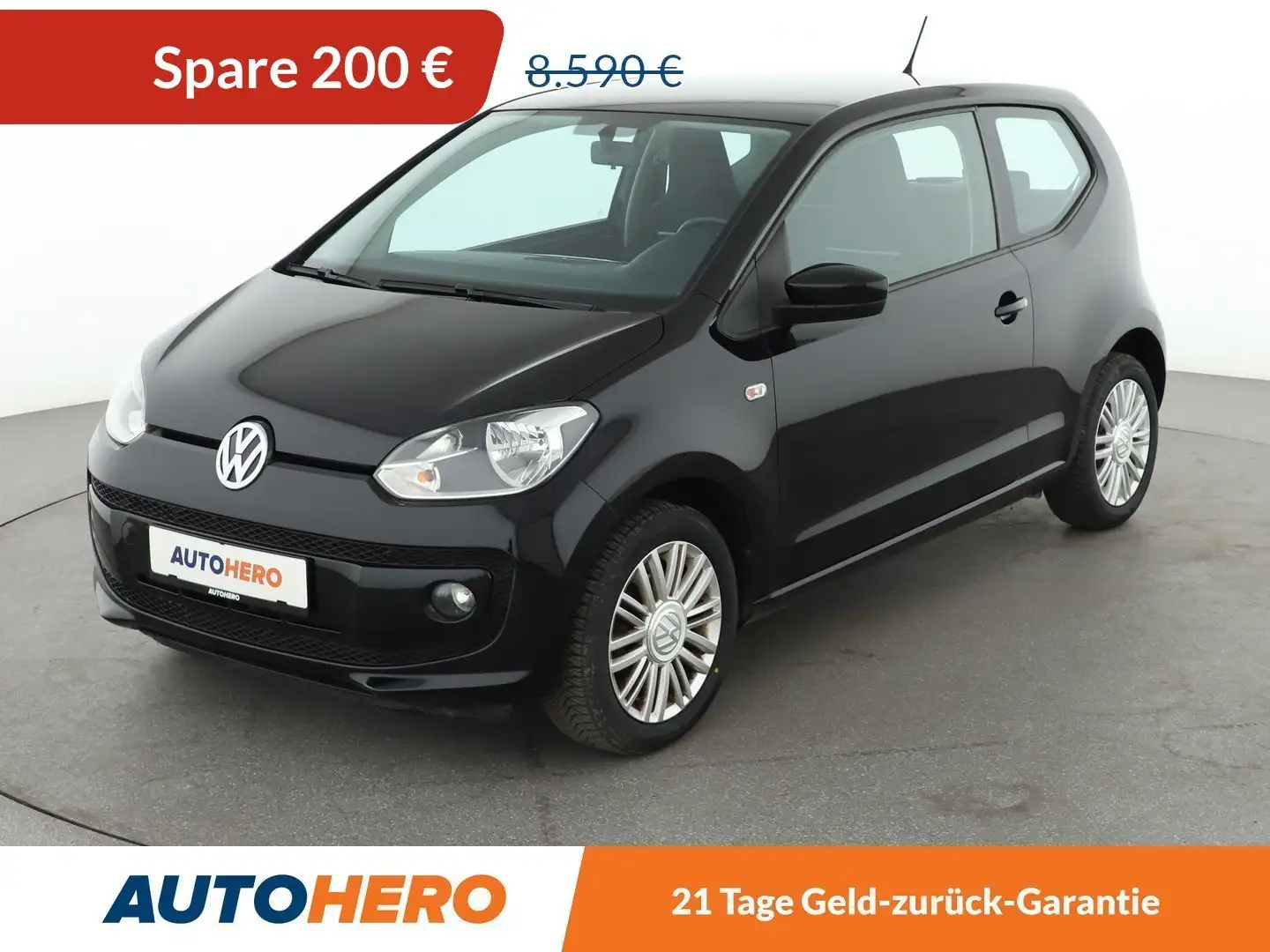Volkswagen up! 1.0 Cup up!*NAVI*SHZ*KLIMA*GARANTIE* Negro - 1