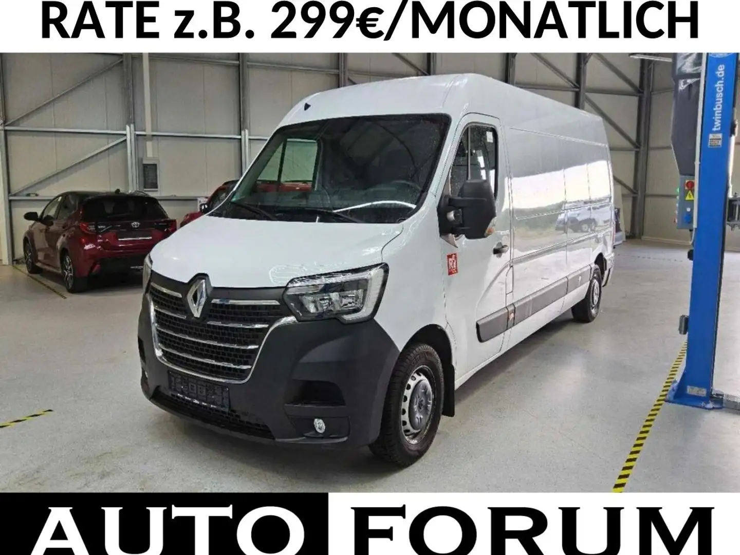 Renault Master 2.3 dCi L3H2 3,5t AHK KLIMA CAM NAVI TEMP Weiß - 1