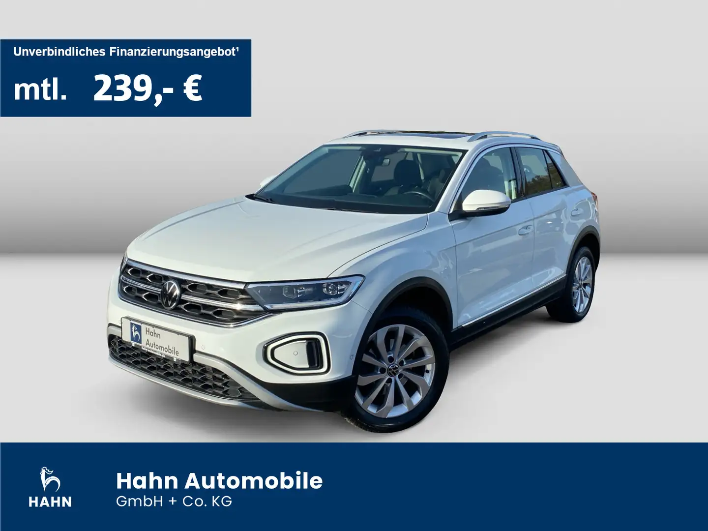 Volkswagen T-Roc 1.5 TSI DSG Style AHK Pano LED App-Connect Weiß - 1