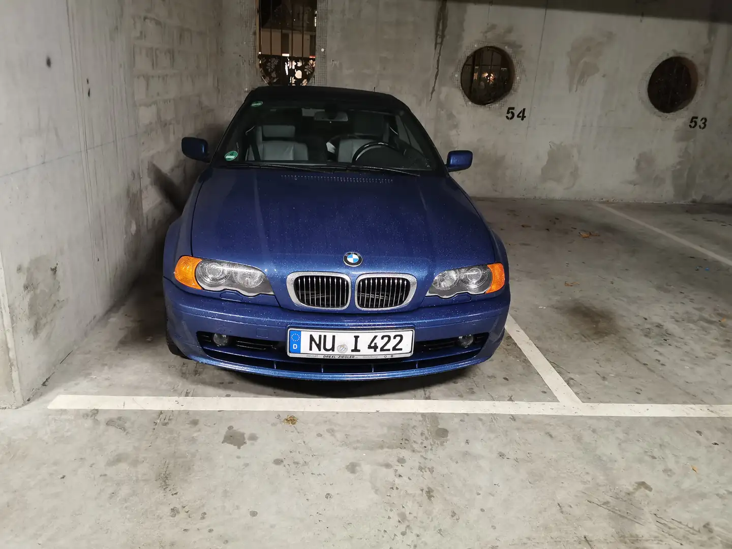 BMW 323 323i cabriolet Bleu - 2