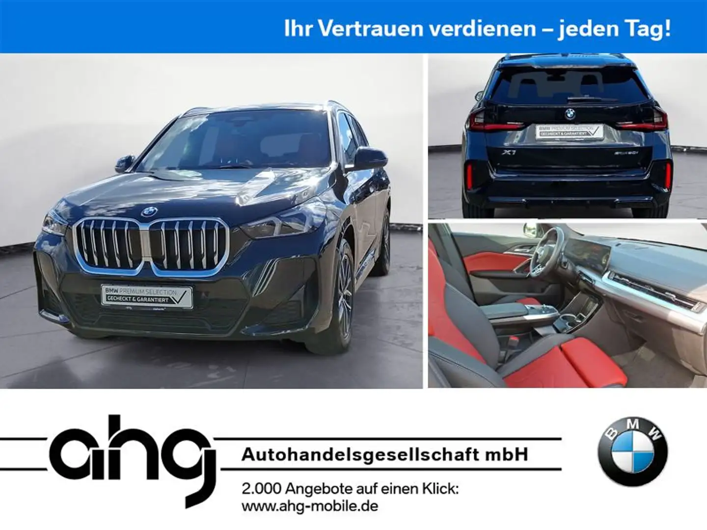 BMW X1 sDrive20i Steptronic M Sportpaket Panorama Dr Schwarz - 1