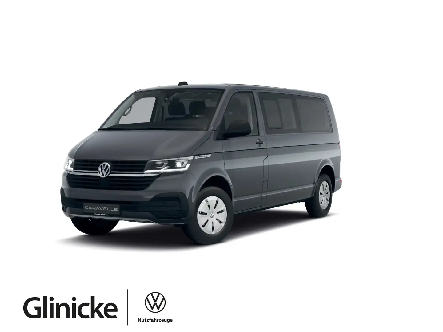 Volkswagen T6.1 Caravelle 2.0 TDI Trendline Lang AHK LED SH Grau - 1