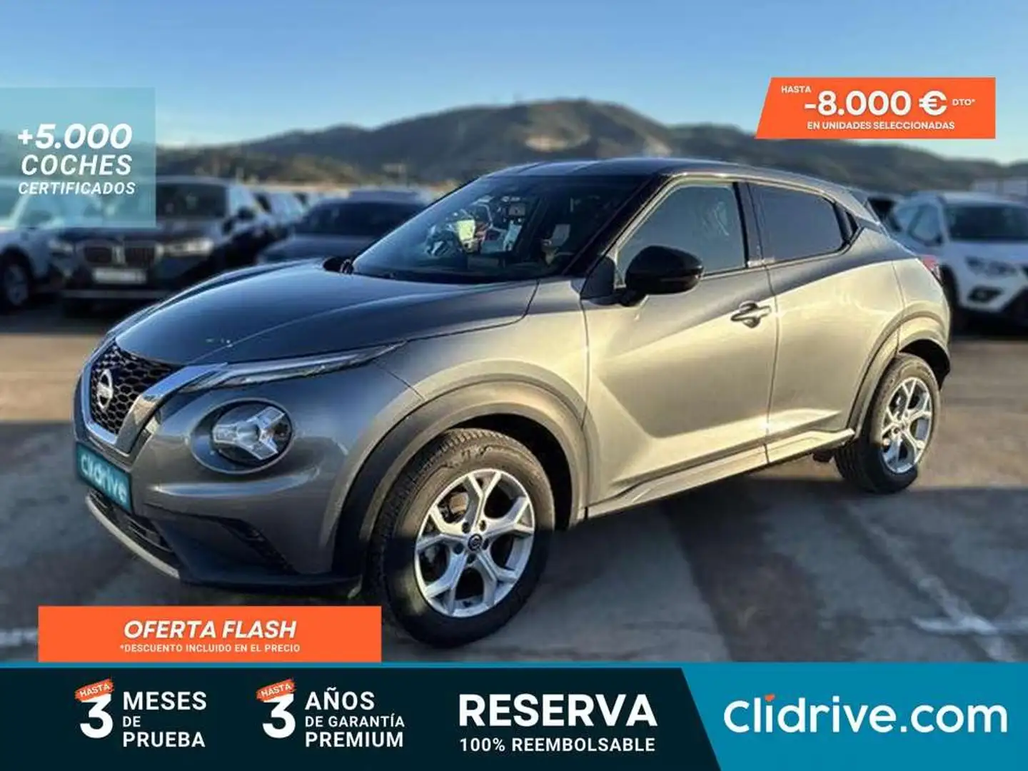 Nissan Juke 1.0 DIG-T N-Connecta 4x2 DCT 7 84kW Gris - 1
