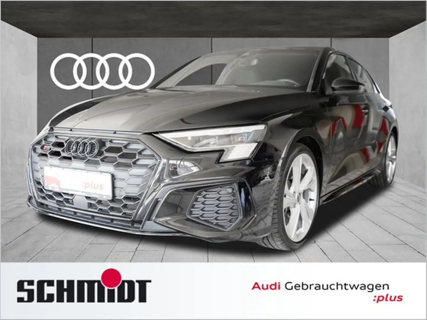 Audi S3 Sportback B&O Matrix LED Navi+ LM19 ACC Kamera Schwarz - 1