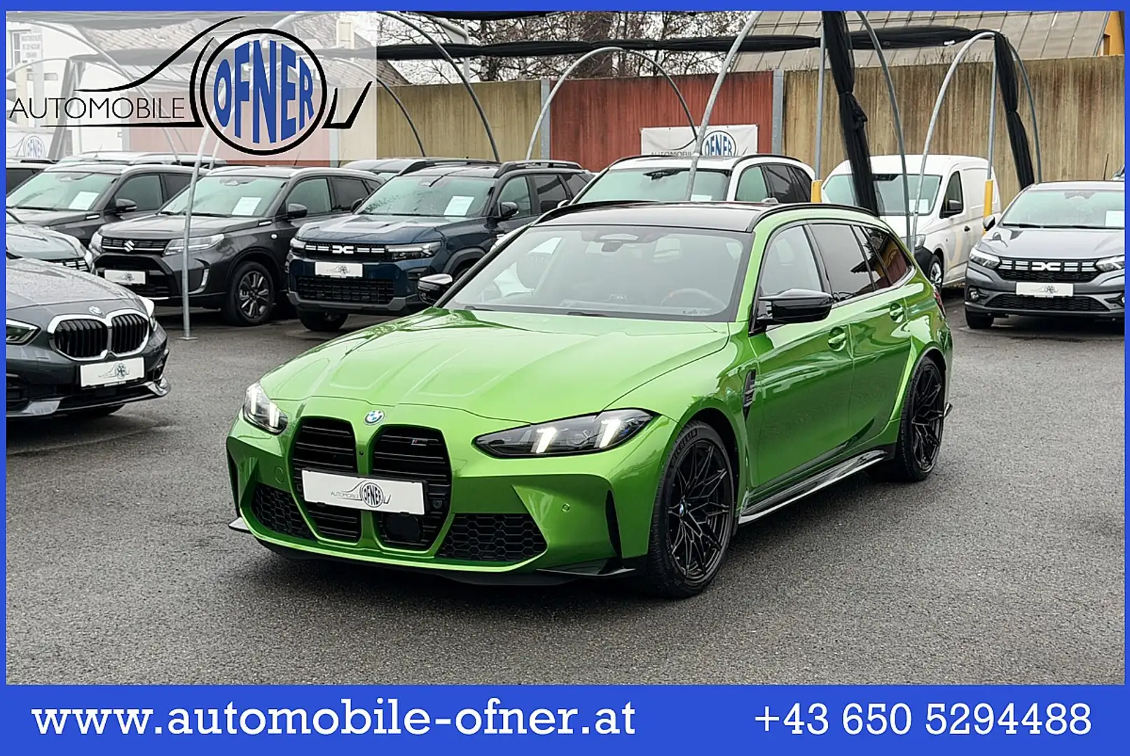 BMW M3 Competition M xDrive Touring Aut. M Carbon Scha... Vert - 1