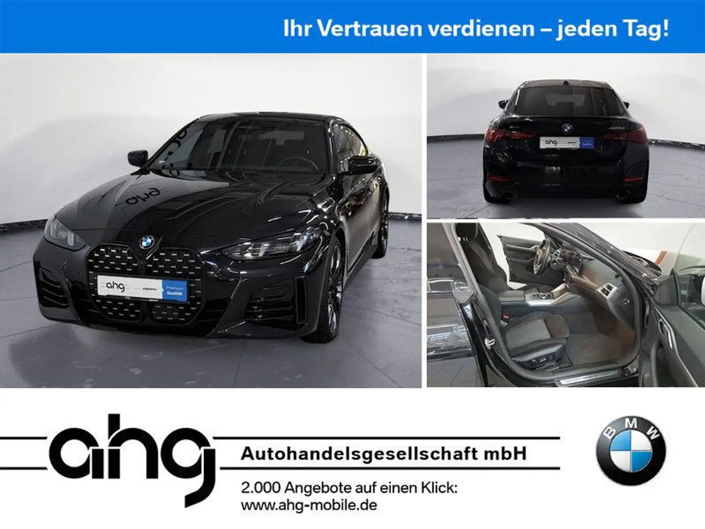 BMW 420 420d xDrive Gran Coupé Driving Assistant Profess Noir - 1