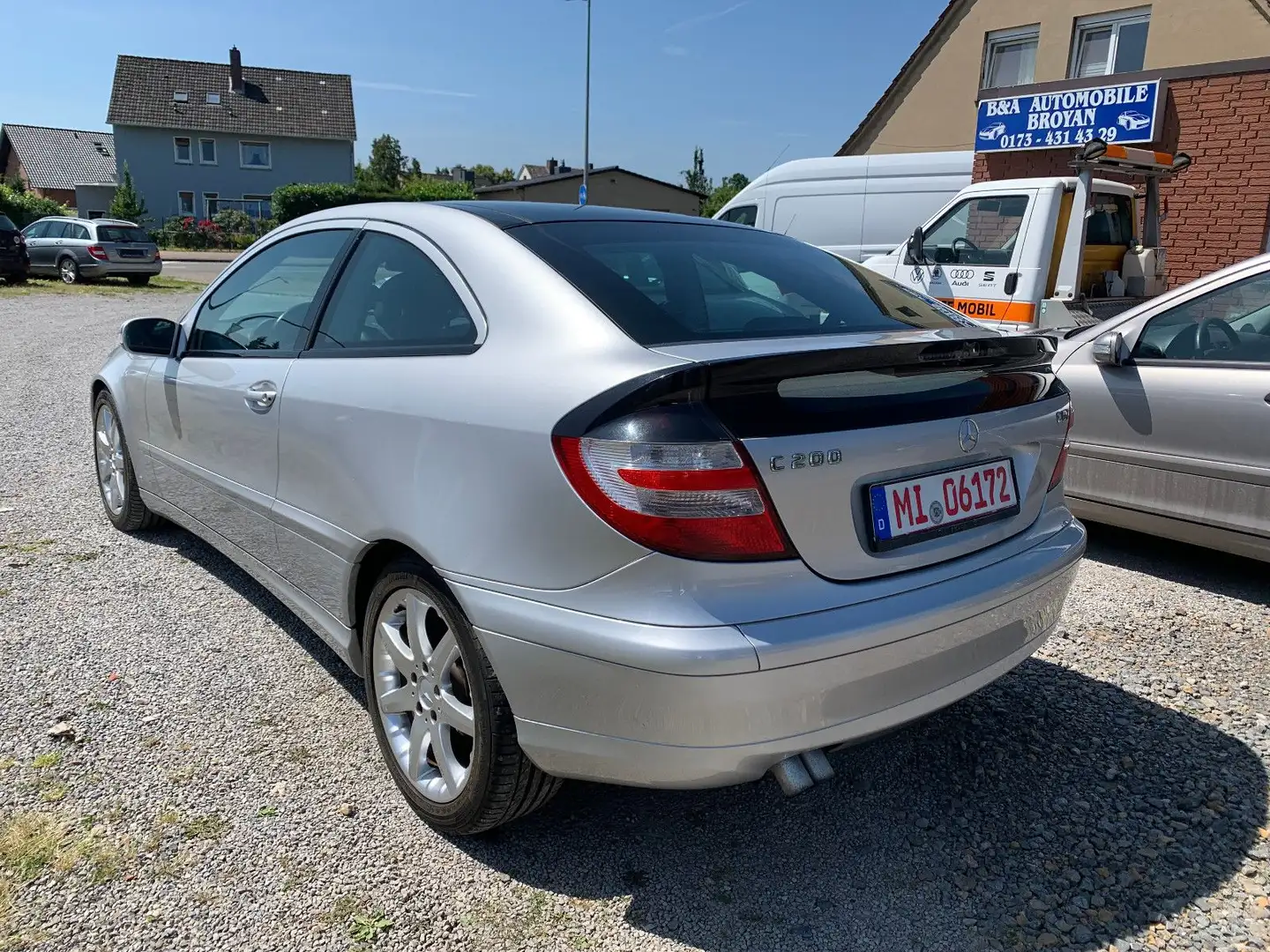 Mercedes-Benz C 200 C -Klasse Sportcoupe C 200 CDI Argent - 1