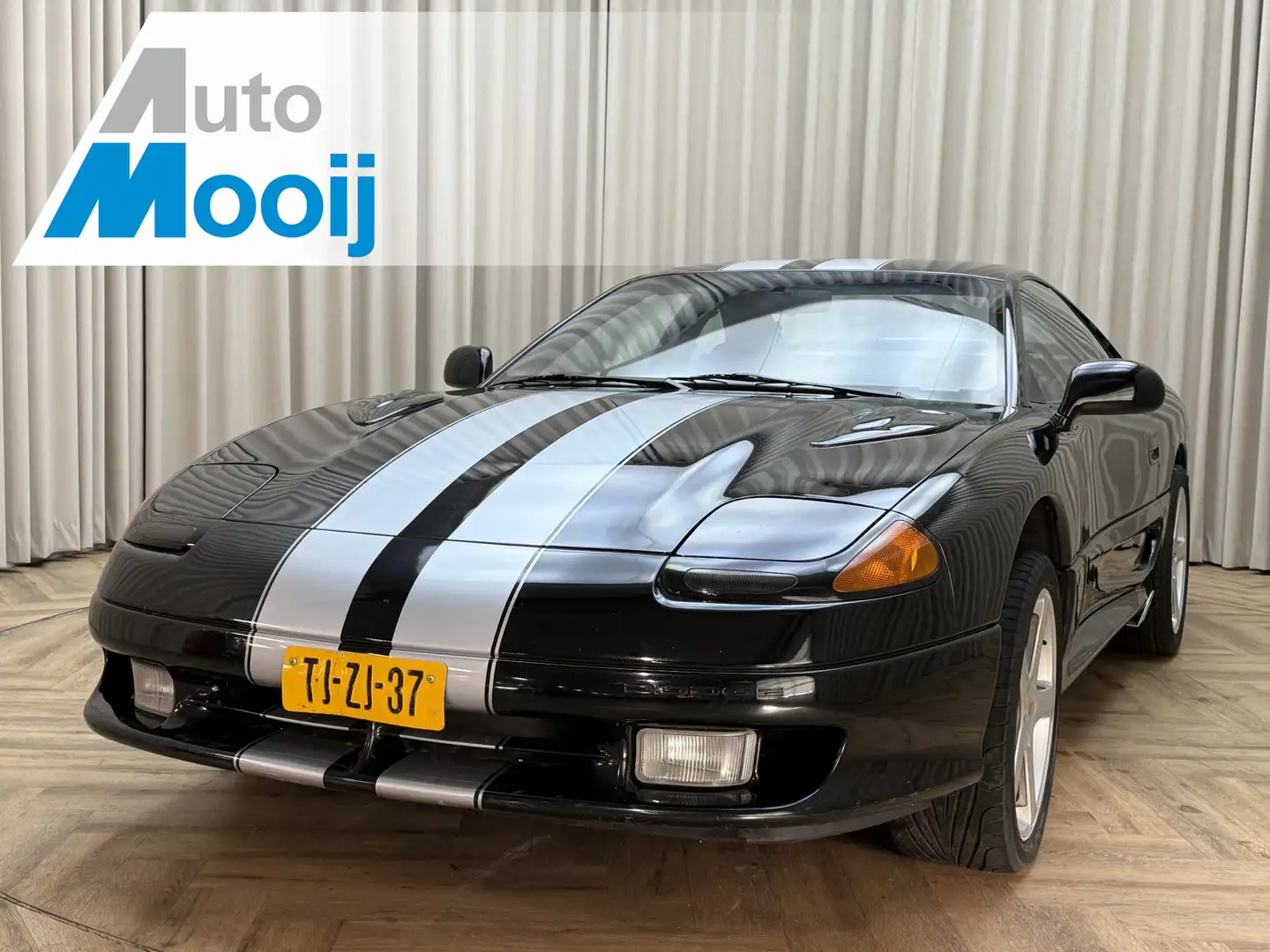 Dodge Stealth RT U9 *Mitsubishi 3000GT* DOHC 24V 222PK | Leder, Schwarz - 1