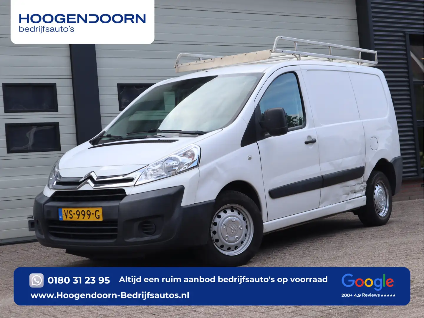 Citroen Jumpy 1.6 HDI 90pk Euro 5 - Trekhaak - Airco - Cruise Wit - 1