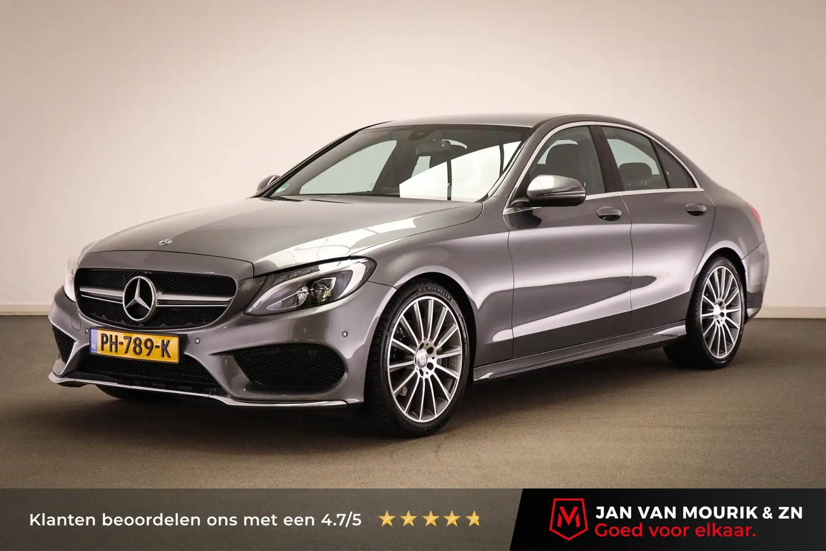 Mercedes-Benz C 180 CDI AMG-Line | LEDER | PARKEER- PACK | LED | NAVI Gris - 1
