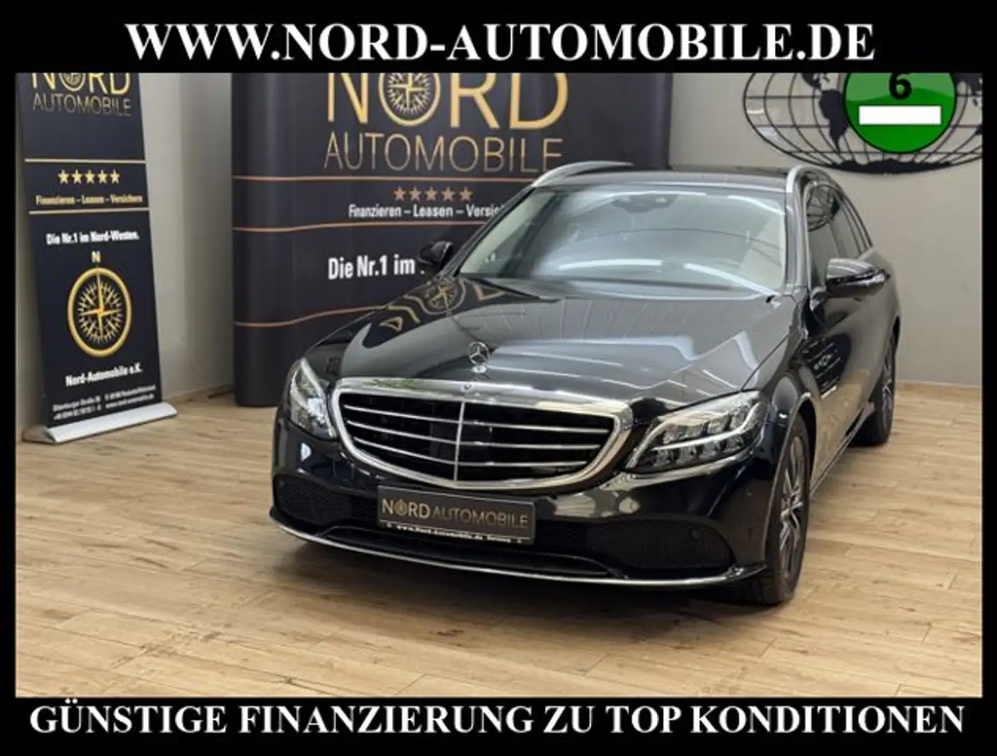Mercedes-Benz C 300 T d EXCLUSIVE *AHK*LED*DISTRO*LEDER Noir - 1