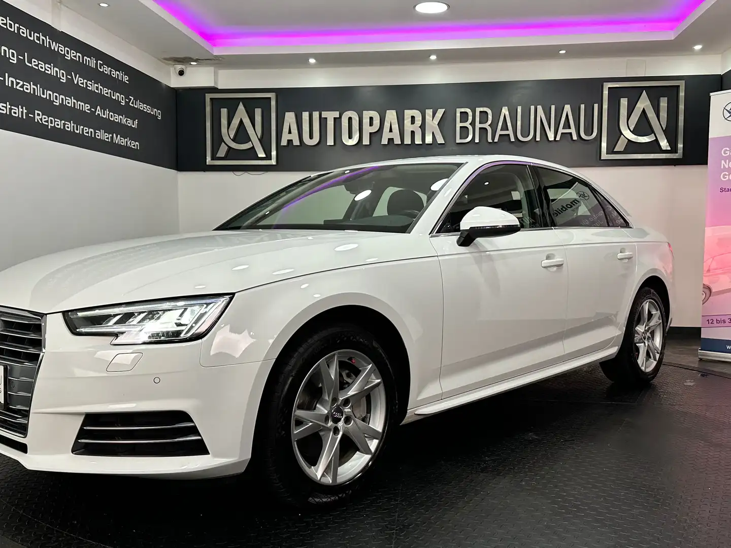 Audi A4 3.0 TDI Quattro Sport S-Tronic Aut.*MATRIX*S-LINE* Weiß - 2