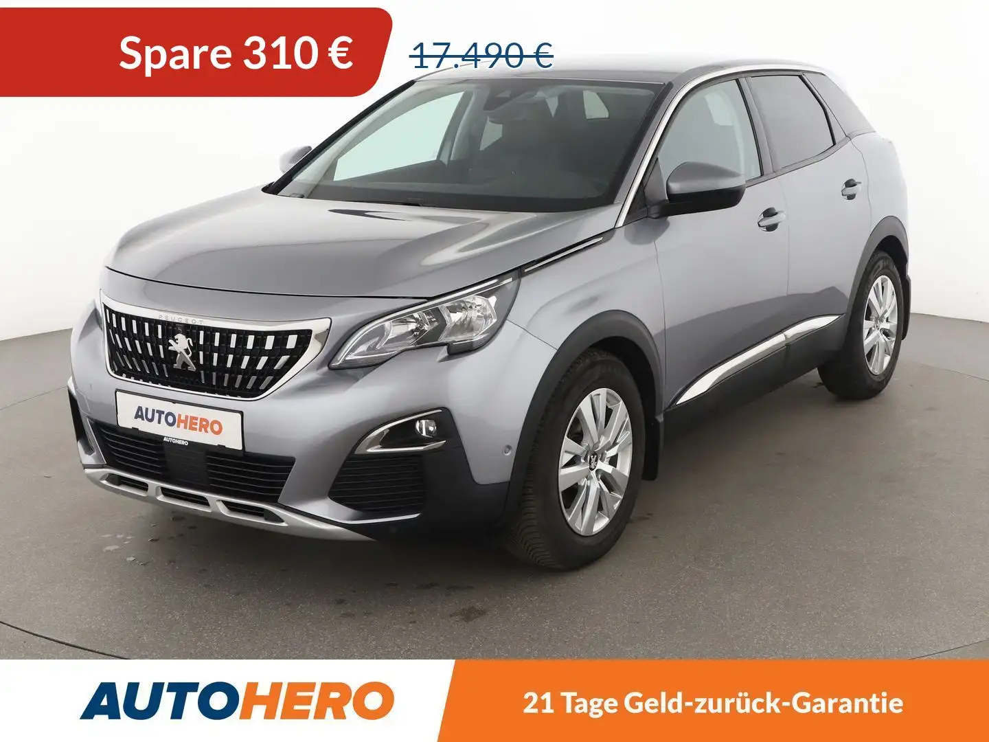 Peugeot 3008 1.6 Turbo Allure Aut*NAVI*TEMPO*CAM*PDC*SHZ* Grau - 1