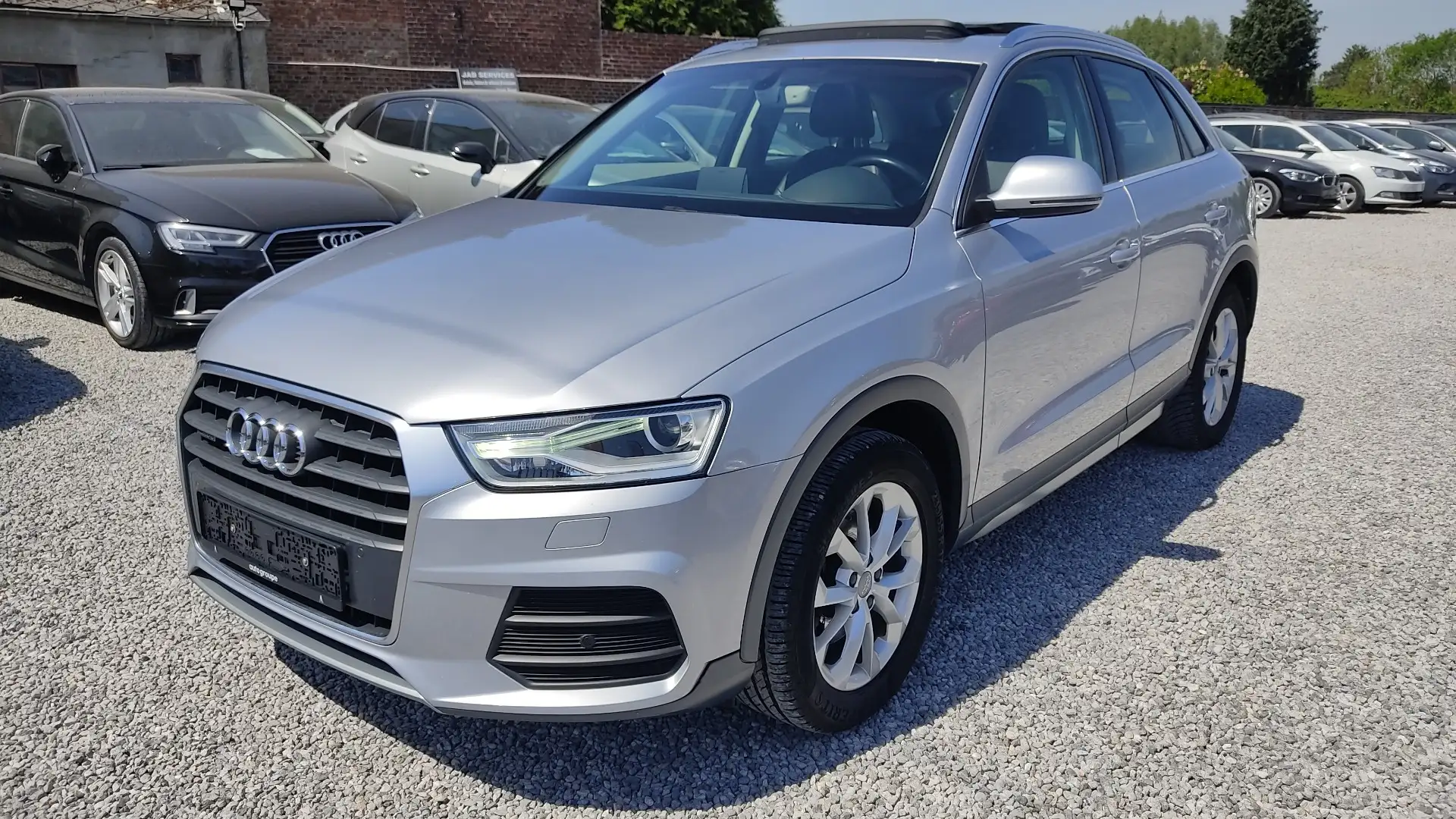 Audi Q3 QUATTRO_2.0 TDI (150CH)_2018💢EUR.6B_AUTOM💢 Silber - 1