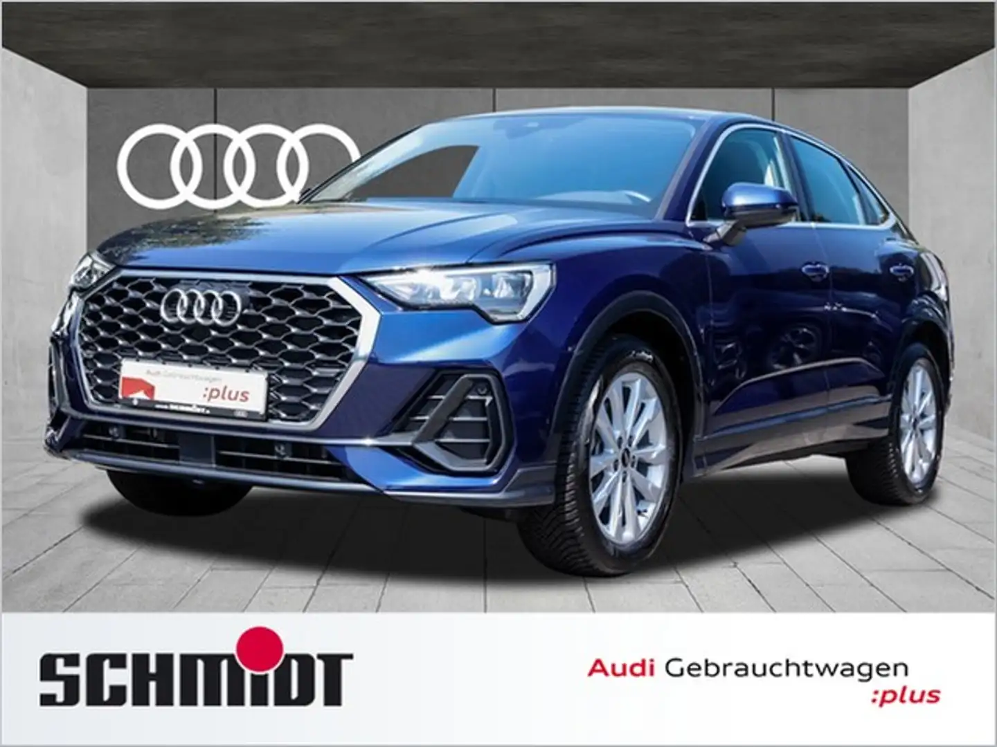 Audi Q3 Sportback 35 TFSI AHK Navi+ GJR Sportsitze Blau - 1