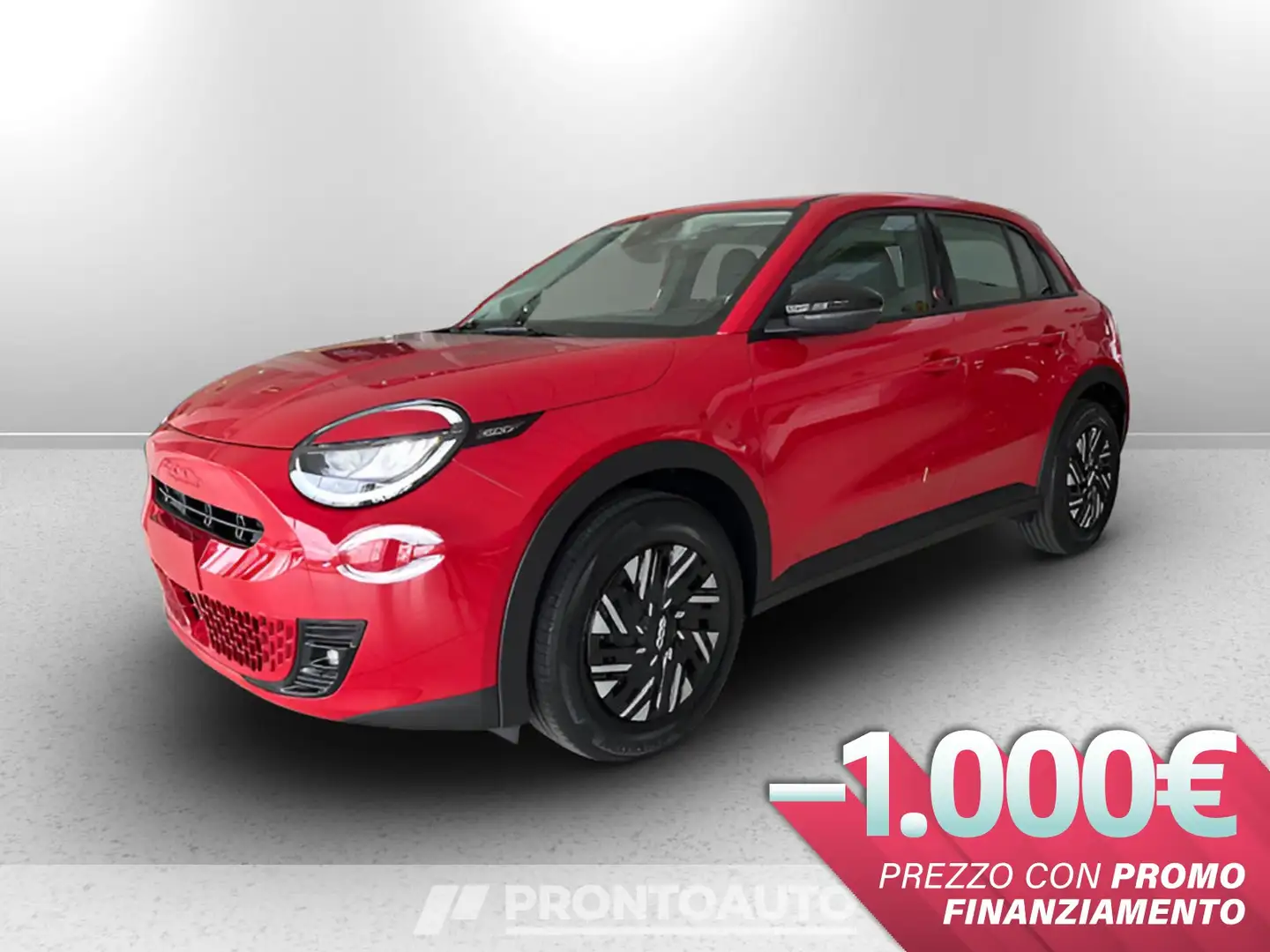 Fiat 600 54kwh red Rosso - 1