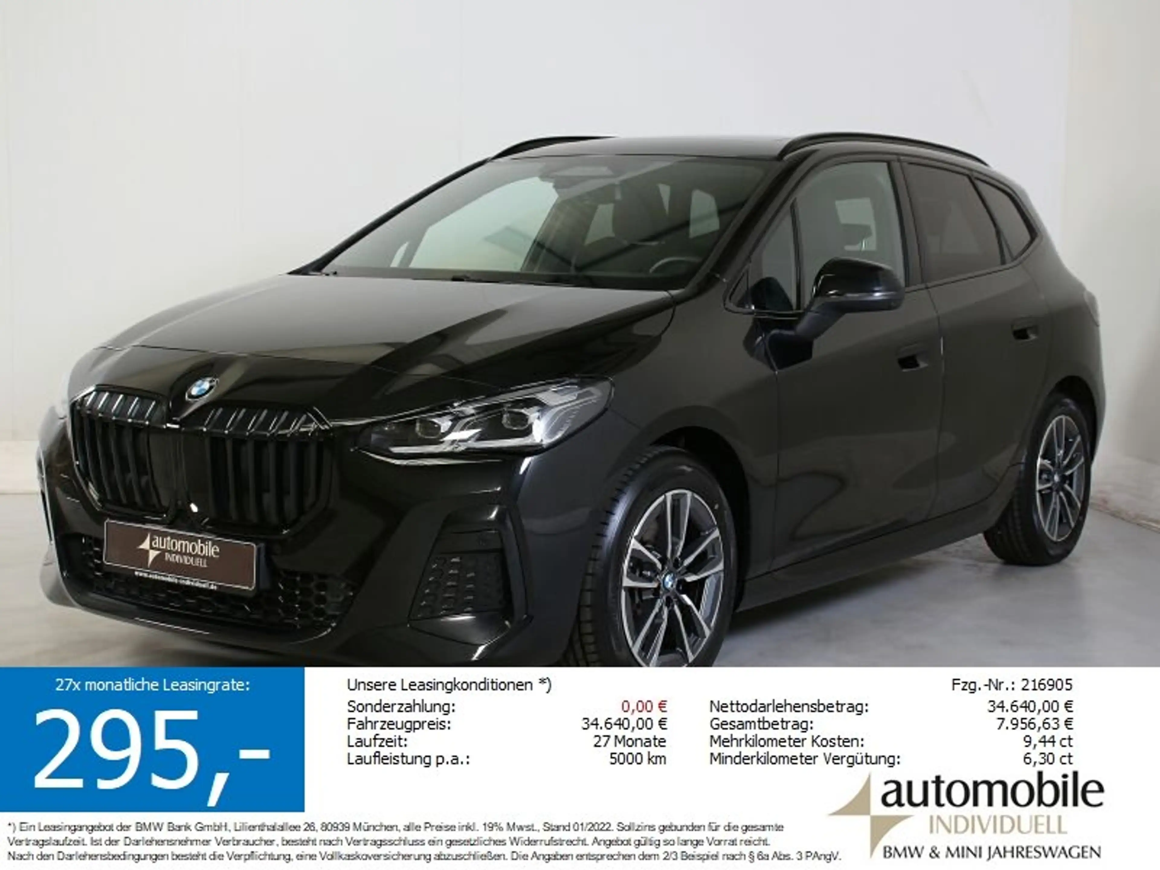 BMW 223 i xDr Active Tourer M Sportpaket AHK Pano H&K