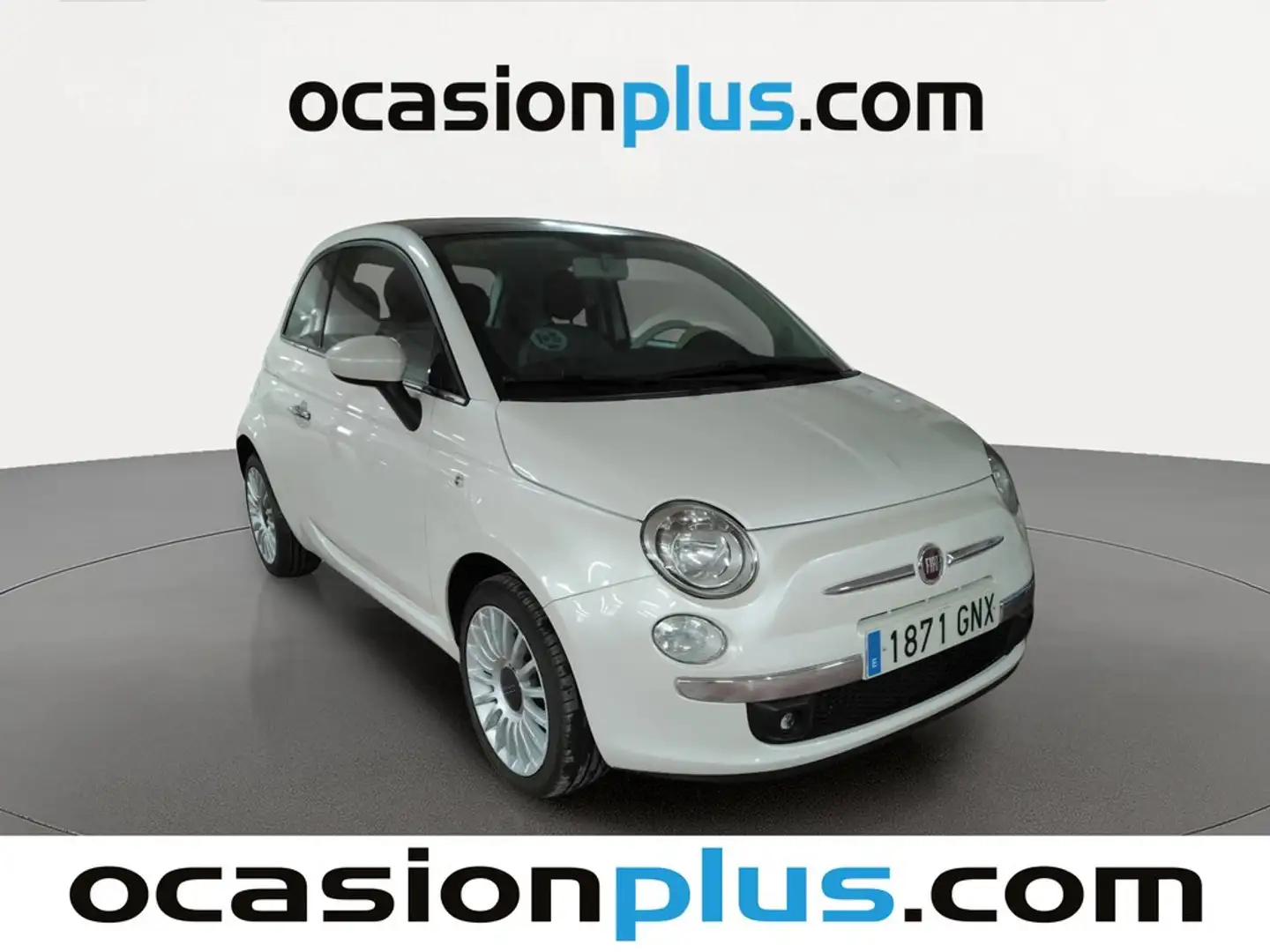 Fiat 500 1.3Mjt Lounge Weiß - 2