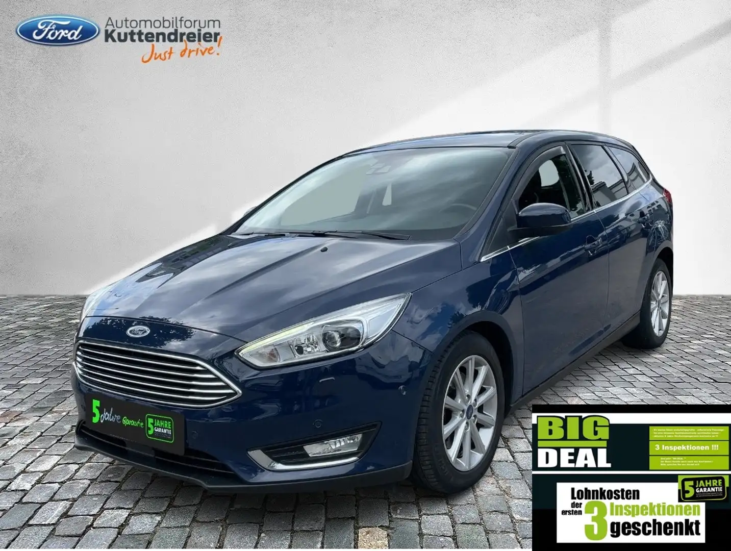 Ford Focus Turnier Titanium Navi Kamera Bi-Xenon Blu/Azzurro - 1