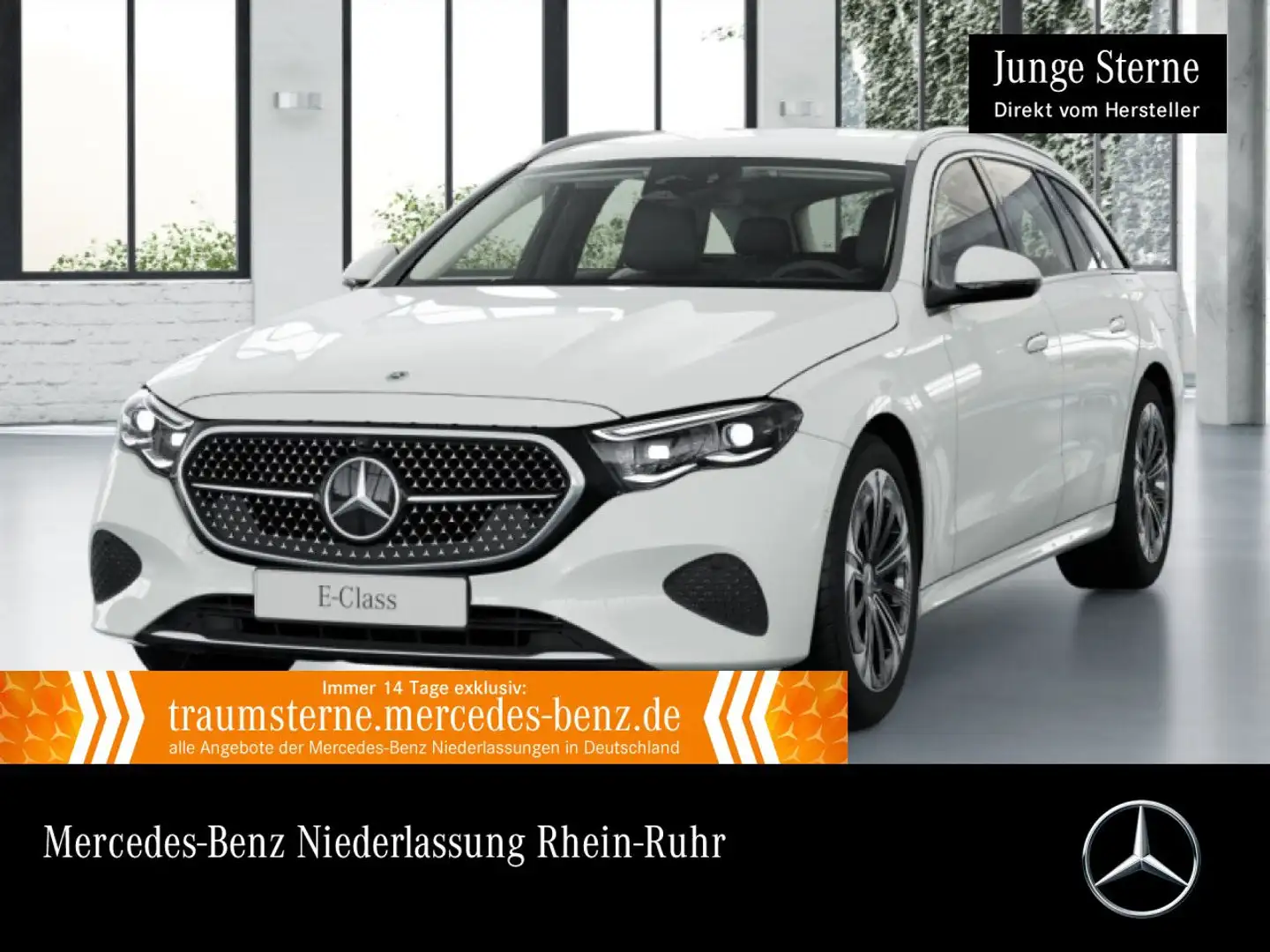Mercedes-Benz E 300 e T Hybrid Avantgarde 360° Distr. Totwinkel Blanc - 1