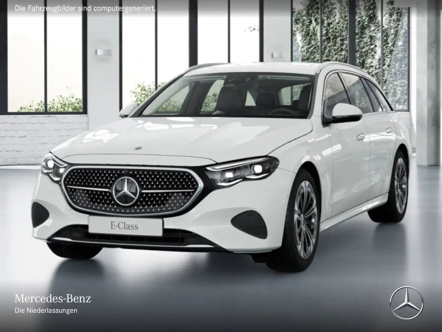 Mercedes-Benz E 300 e T Hybrid Avantgarde 360° Distr. Totwinkel Blanc - 2