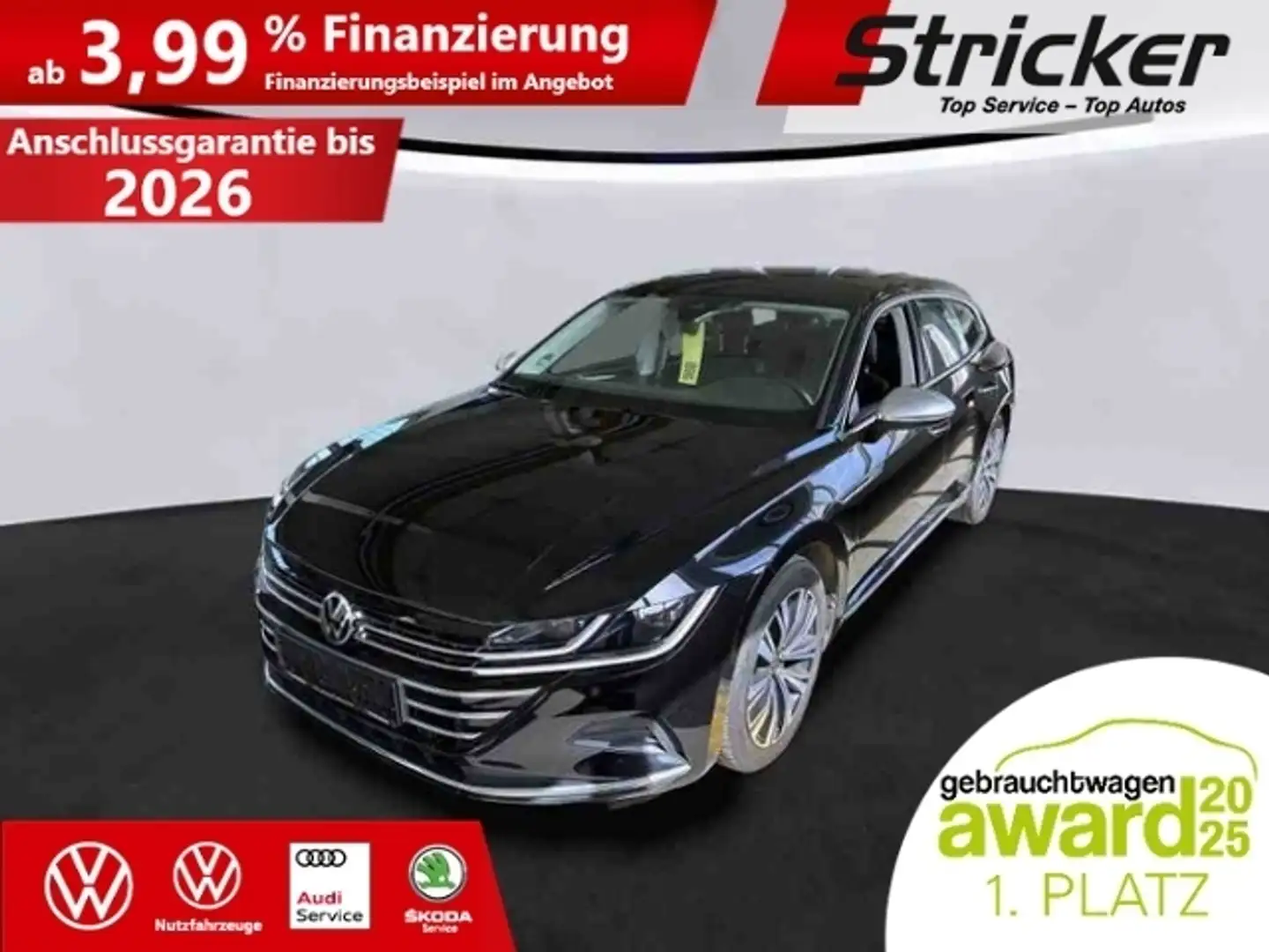 Volkswagen Arteon SB Elegance 2.0TSI DSG 320,-ohne Anzahlung ACC Na Schwarz - 1