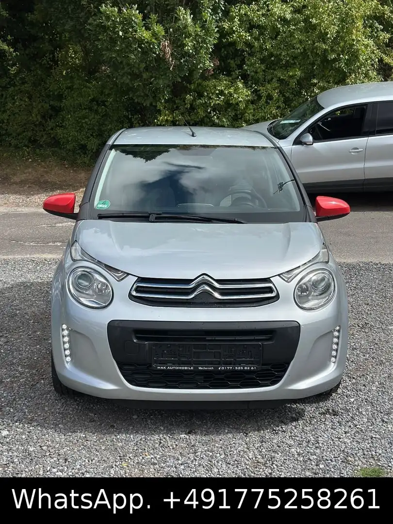 Citroen C1 1.2 Klima,Navi,Kamera,SHZG,Euro6 Grau - 2