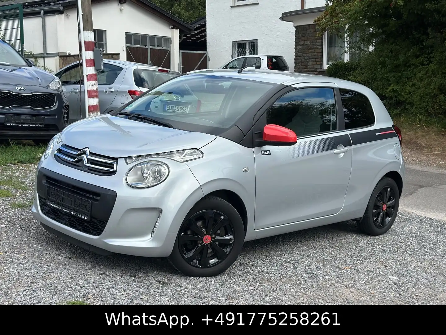 Citroen C1 1.2 Klima,Navi,Kamera,SHZG,Euro6 Grau - 1
