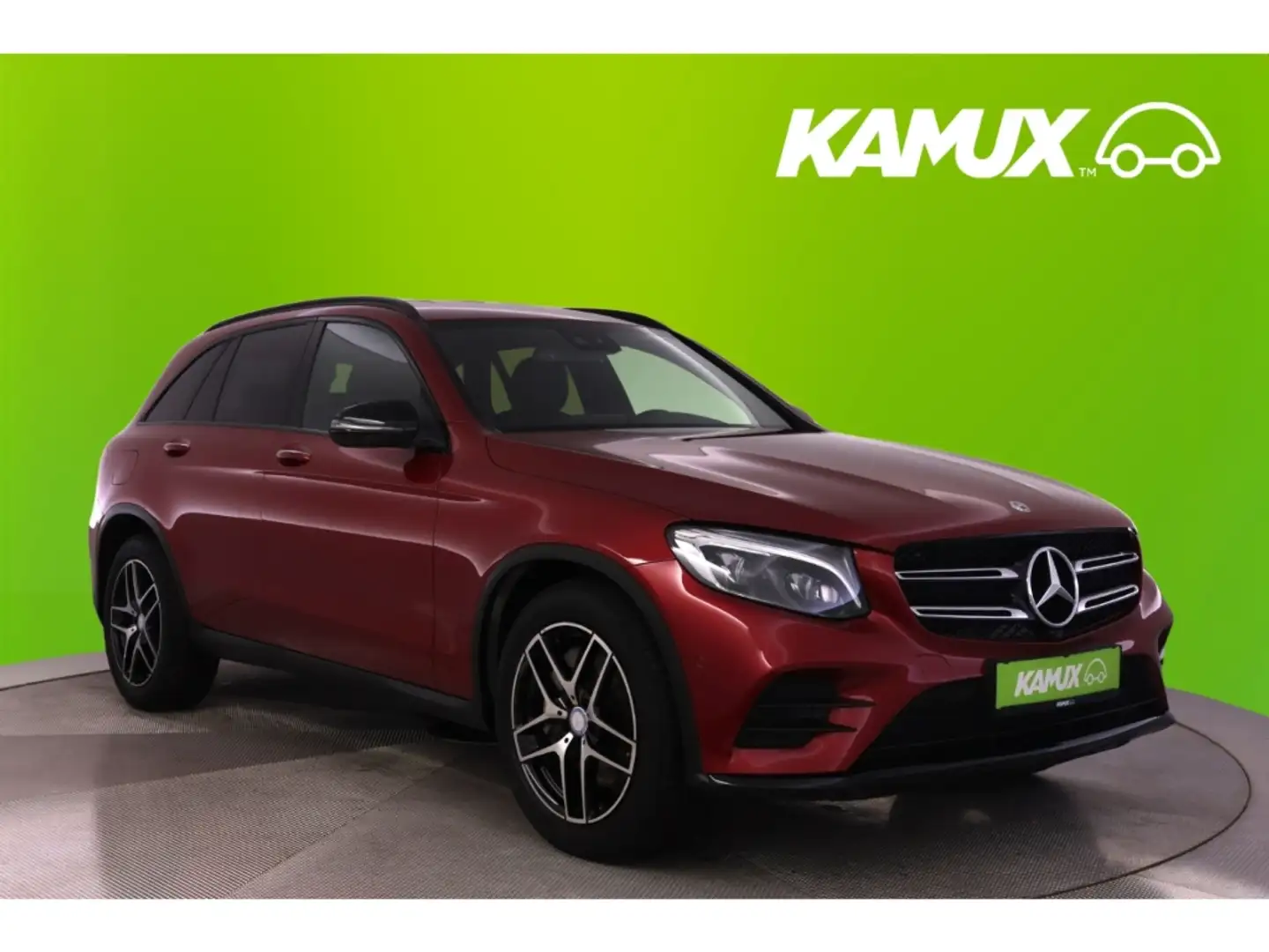 Mercedes-Benz GLC 350 d 4M 9G-tronic AMG Line+LED+KAMERA+AHK Rot - 1