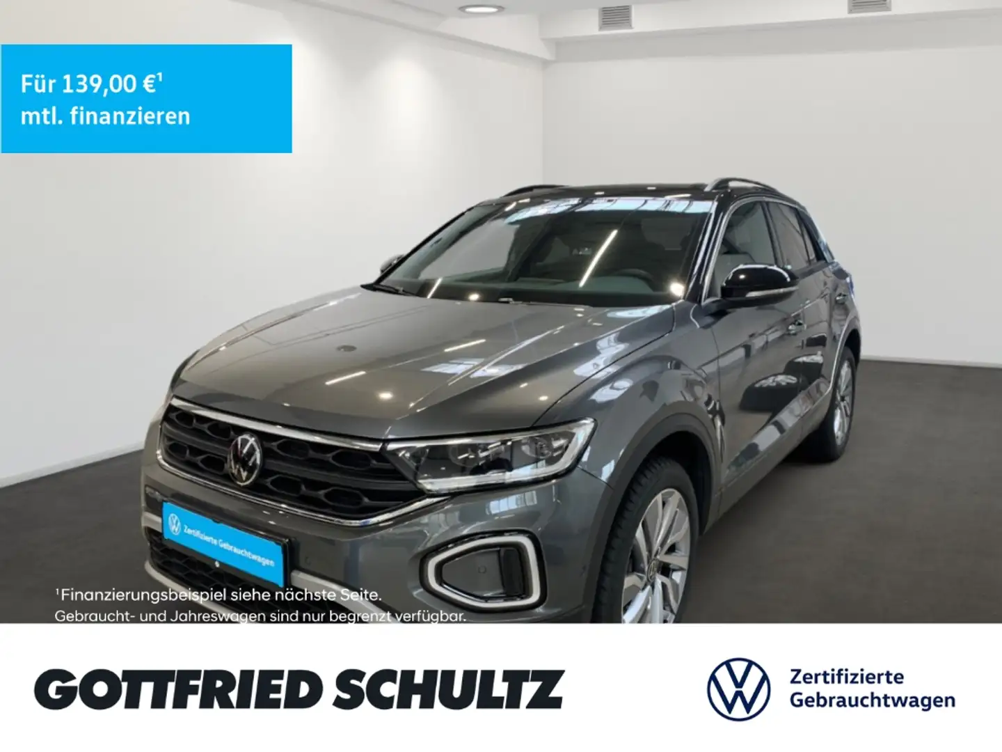 Volkswagen T-Roc GOAL TDI DSG AHK SITZHEIZUNG EINPARKHILFE NAVI Gris - 1