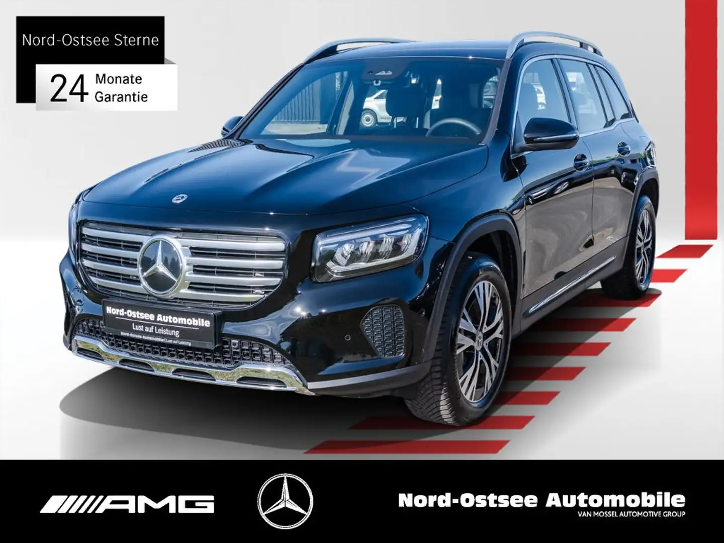 Mercedes-Benz GLB 200 d PROGRESSIVE NAVI KAMERA LED SHZ PDC Zwart - 1