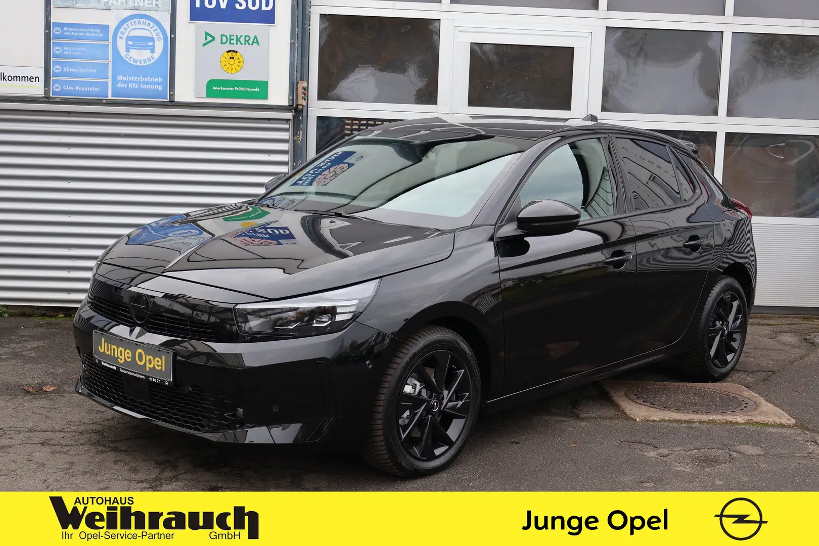 Opel Corsa 1.2 Turbo AT8 GS+Pano-Dach+ Noir - 1