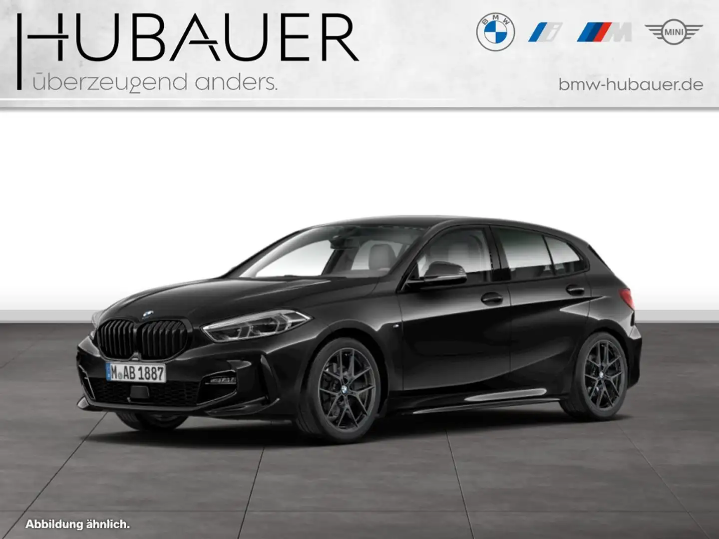 BMW 118 i 5-Türer [M Sport, LC Prof., LED, PDC, SHZ] Schwarz - 1