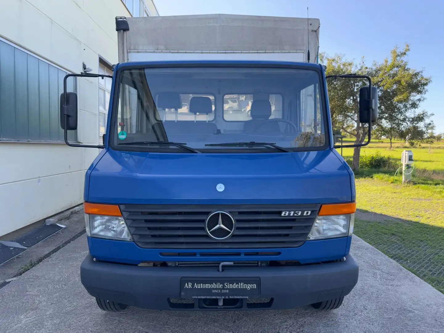 Mercedes-Benz Vario Pritsche & Plane*KLIMA*AHK* Bleu - 2