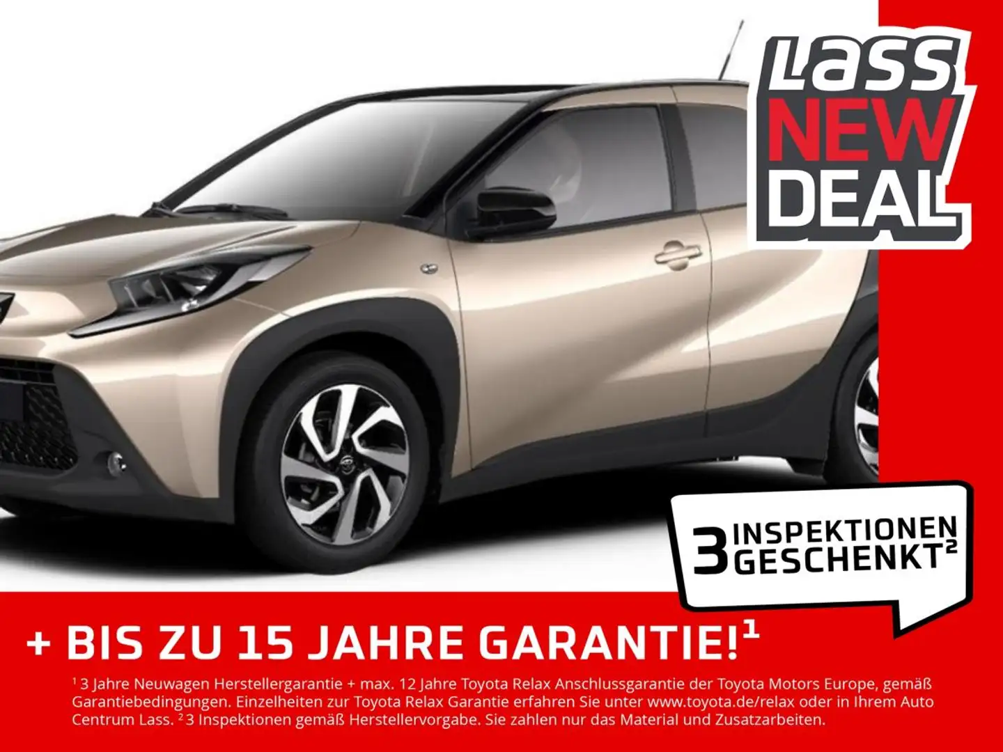 Toyota Aygo X Teamplayer +verschiedene Farben+ *SOFORT* Beige - 1
