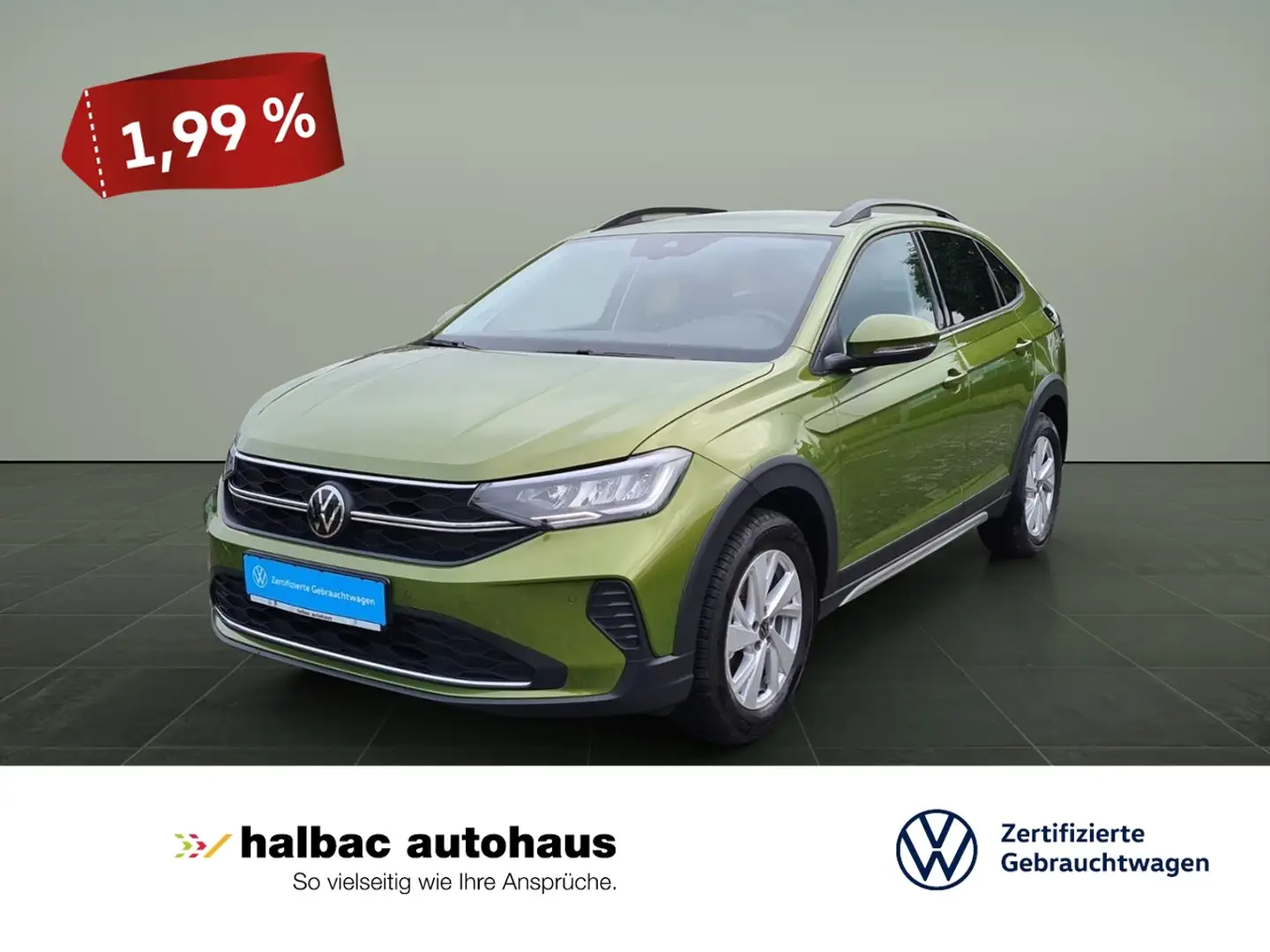 Volkswagen Taigo 1.0 TSI Life+5JAHREGAR+PDC+SHZ+CLIMATR+LED+CLIMAT Grün - 1