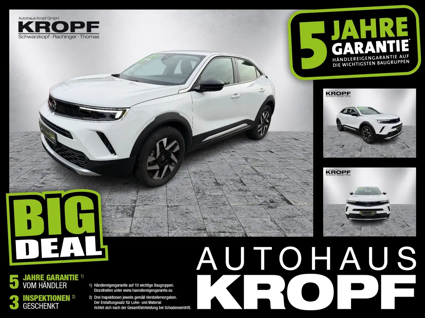 Opel Mokka-E Mokka e Elegance Fin. ab 2,99% LED+Fernlichtass. Weiß - 1