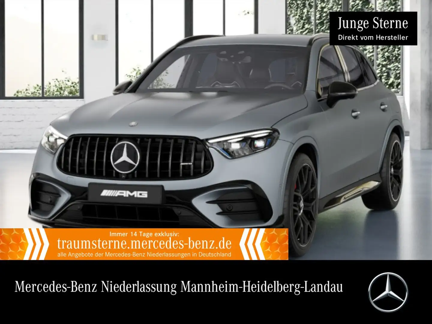 Mercedes-Benz GLC 63 AMG GLC 63 S E NIGHT+360+BURMESTER+PERFSITZE+KEYLESS Argent - 1